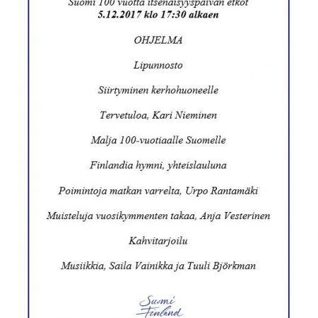 Suomi 100 etkojen ohjelma
